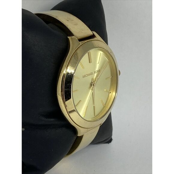 Michael Kors Slim Runway MK3275 Women's Gold Stainless Steel Analog Watch MP893 - Picture 5 of 12